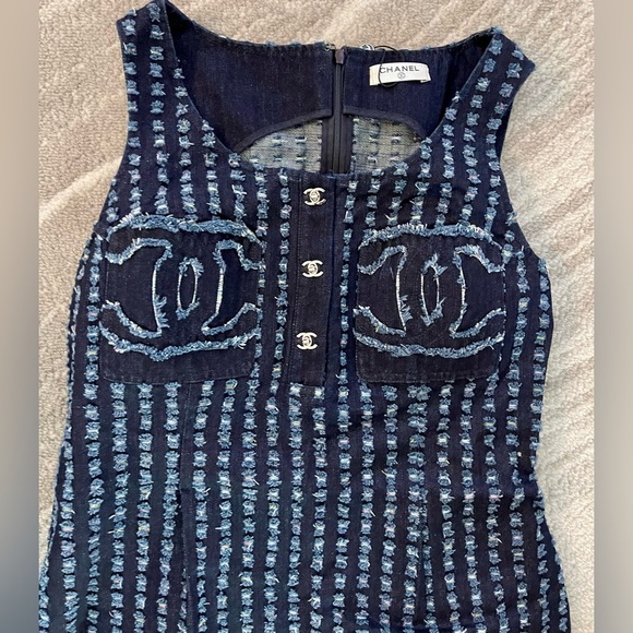 Denim CC Summer Dress - Picture 2 of 3